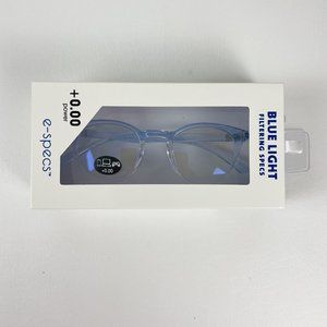e-Specs +0.00 Blue Light Filtering Specs Blue & Clear